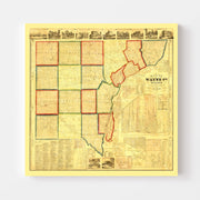 map of Wayne County