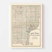 map of Wayne County