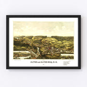 Alton Vintage Map 1888