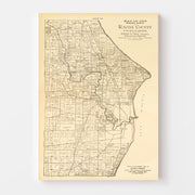 map of Racine County