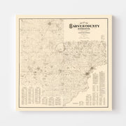 map of Carver County