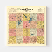map of Murray County