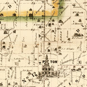 old Cedar County map