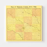 map of Mahaska Count