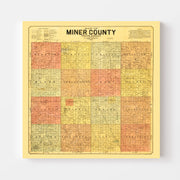 map of Miner County