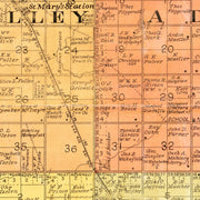 old Miner County map
