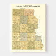 map of Lincoln Count