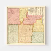 map of Cedar County