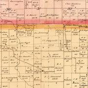 old Cedar County map