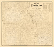 Cedar County history