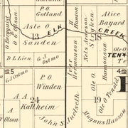 old Worth County map
