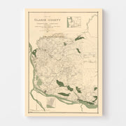 map of Clark County