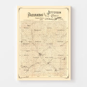 map of Jefferson Cou