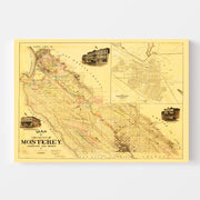 map of Monterey Coun