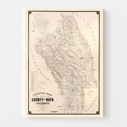 map of Napa County