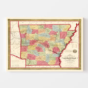 map of Arkansas