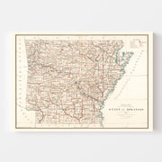 map of Arkansas