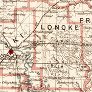 old Arkansas map