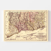 map of Connecticut