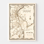 map of Delaware