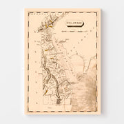 map of Delaware