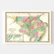 map of Delaware