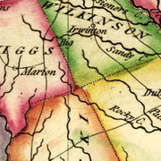 old Georgia map