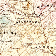 old Georgia map
