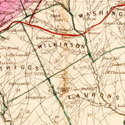 old Georgia map