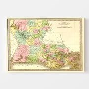 map of Louisiana