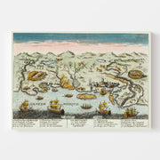 Vintage Map of Louisiana 1770
