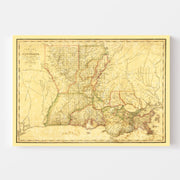 map of Louisiana