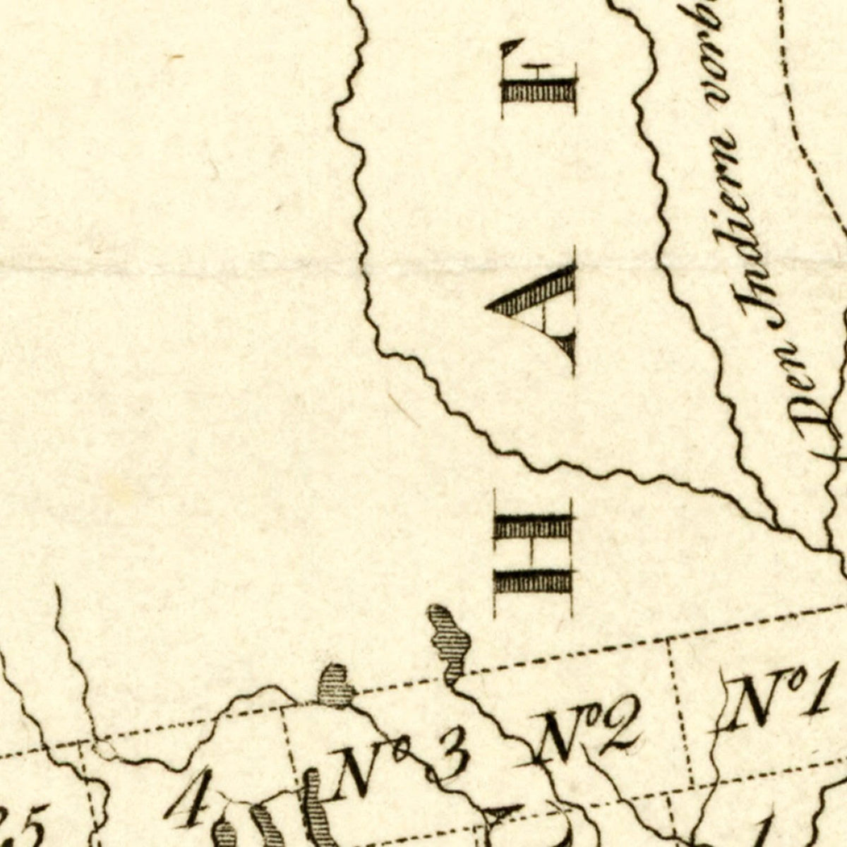 Restored historic details from the 1798 state map of Maine, Maine