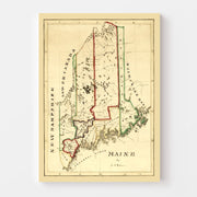 map of Maine