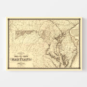 map of Maryland