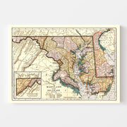 map of Delaware