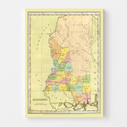 map of Mississippi