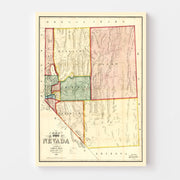 map of Nevada
