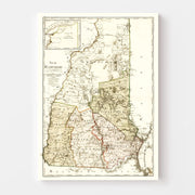 map of New Hampshire