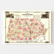 map of New Hampshire