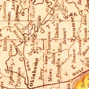 old Oklahoma map