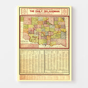 map of Oklahoma