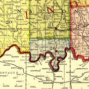 old Oklahoma map