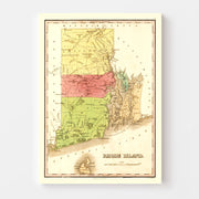 map of Rhode Island
