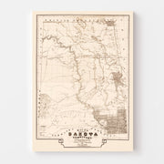 map of South Dakota