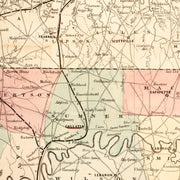 old Tennessee map