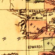 old Texas map