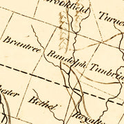 old Vermont map