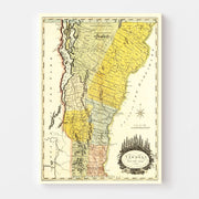 map of Vermont