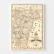 map of Vermont